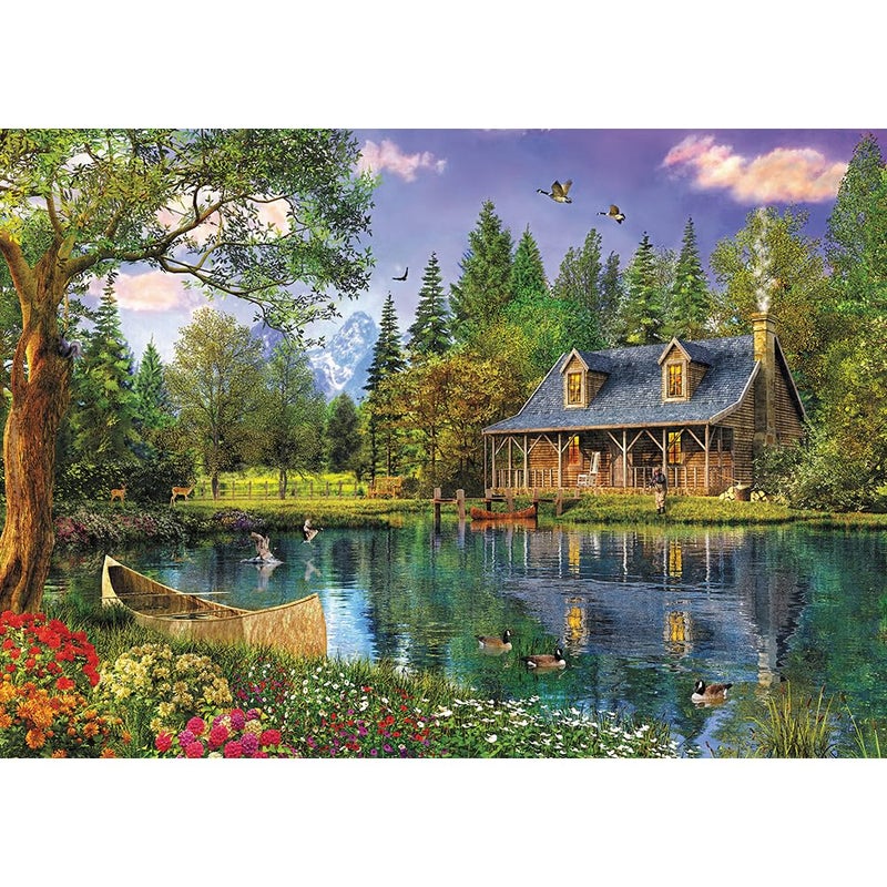 Trefl Afternoon Idyll 4000 Piece Jigsaw Puzzle Red 54"x38" Print, DIY Puzzle, Creative Fun, Classic Puzzle for Adults and Children from 15 Years Old - Image 2